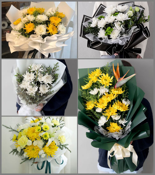 贵州贵阳清镇市站街镇赵伍村白事花束代送